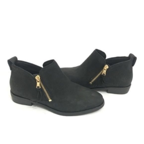 UGG Shoes - UGG Australia Ankle Booties Size 6.5 Glee Black